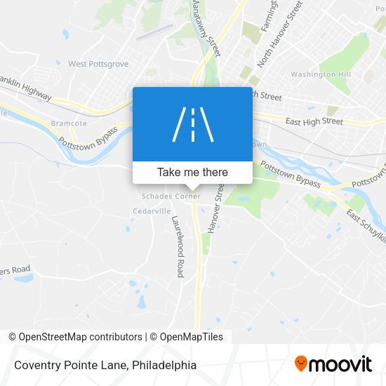 Coventry Pointe Lane map