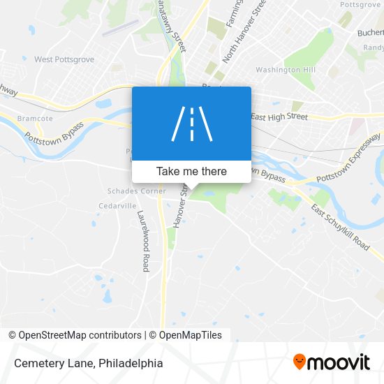Mapa de Cemetery Lane