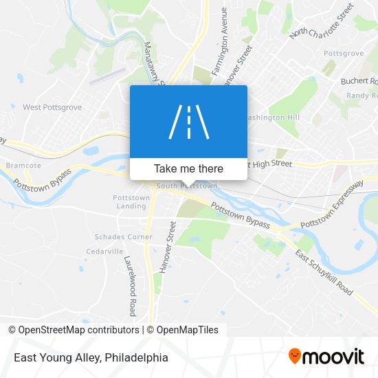 Mapa de East Young Alley