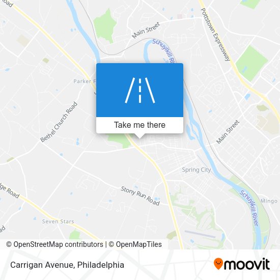 Mapa de Carrigan Avenue