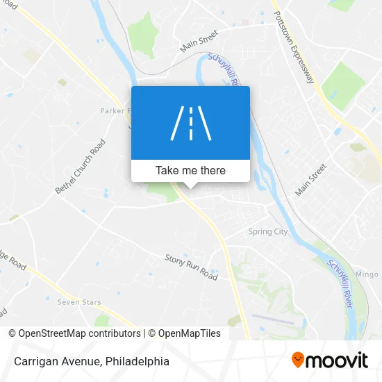 Carrigan Avenue map