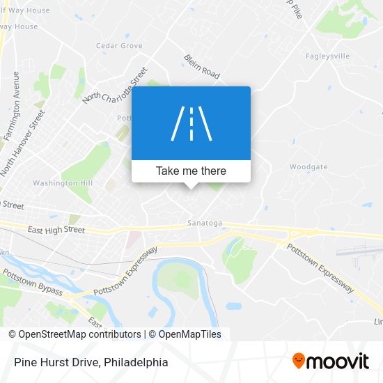 Mapa de Pine Hurst Drive