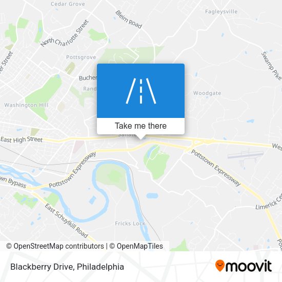 Blackberry Drive map