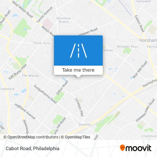 Mapa de Cabot Road