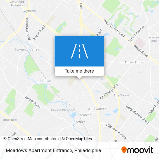 Mapa de Meadows Apartment Entrance