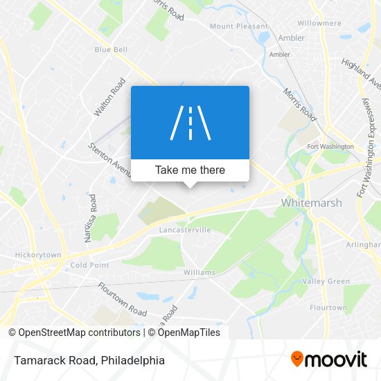 Mapa de Tamarack Road