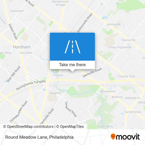 Round Meadow Lane map