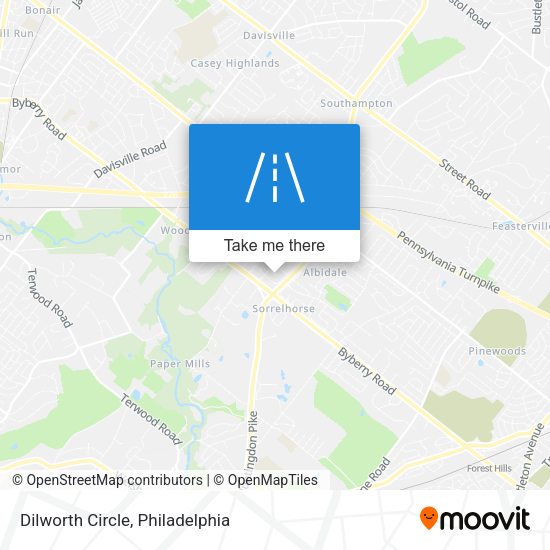 Dilworth Circle map