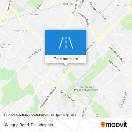 Mapa de Wingtip Road