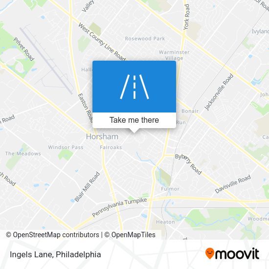 Mapa de Ingels Lane