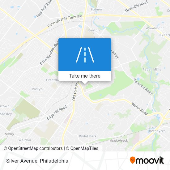 Mapa de Silver Avenue