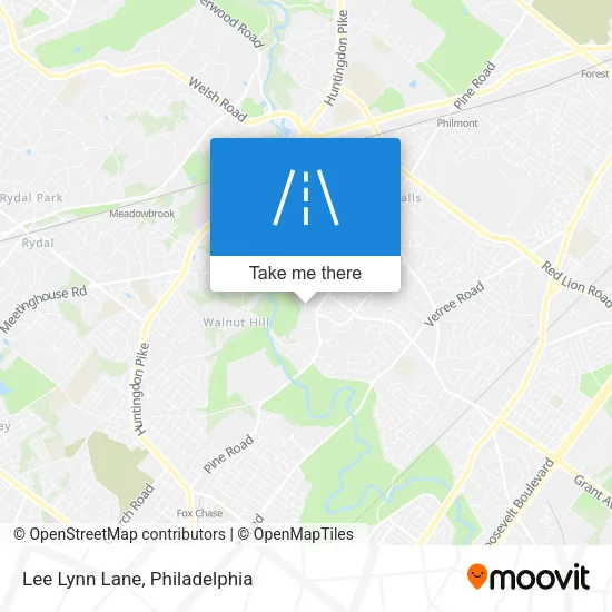 Lee Lynn Lane map