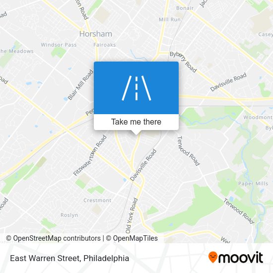 East Warren Street map