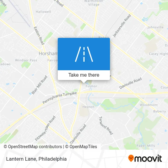 Lantern Lane map