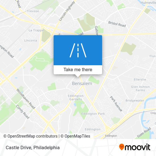 Mapa de Castle Drive