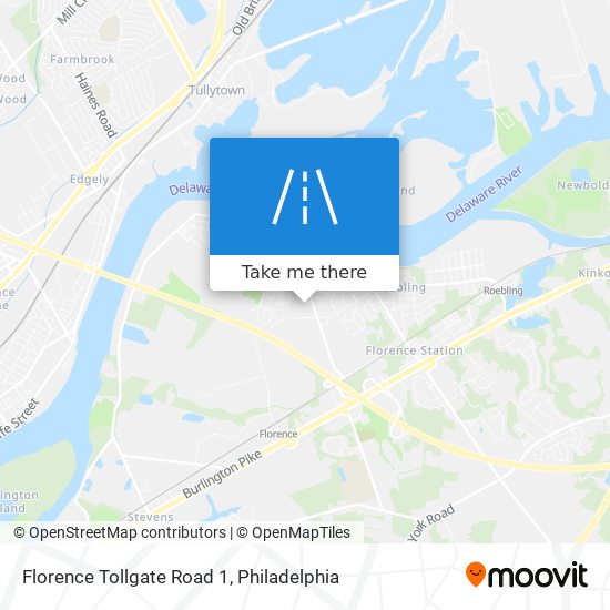 Florence Tollgate Road 1 map