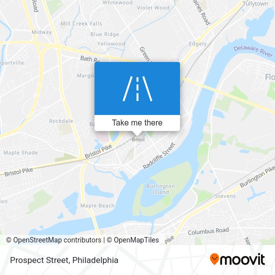 Prospect Street map