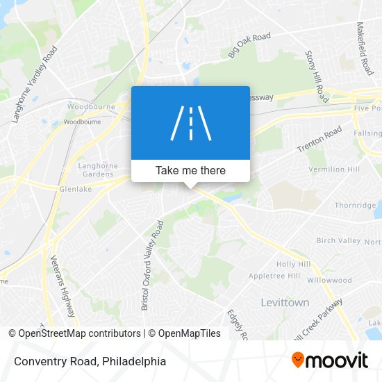 Conventry Road map