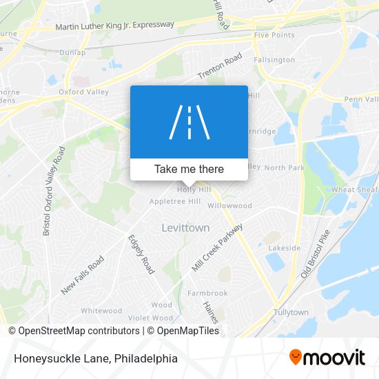 Honeysuckle Lane map