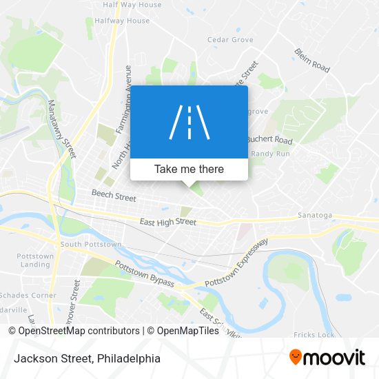 Jackson Street map