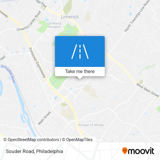 Mapa de Souder Road