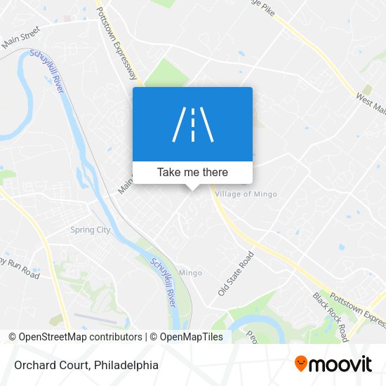 Mapa de Orchard Court