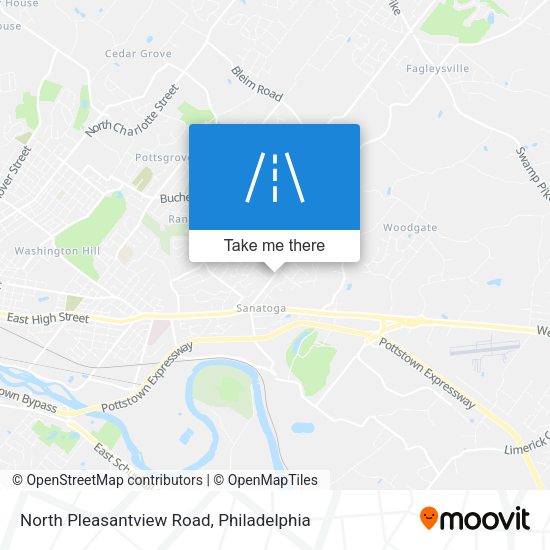 Mapa de North Pleasantview Road