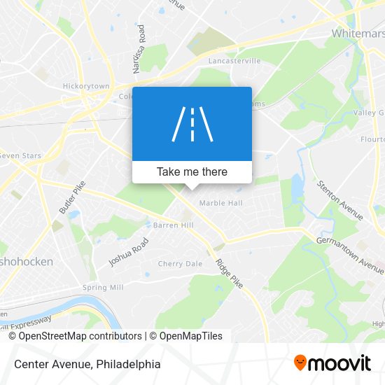 Mapa de Center Avenue