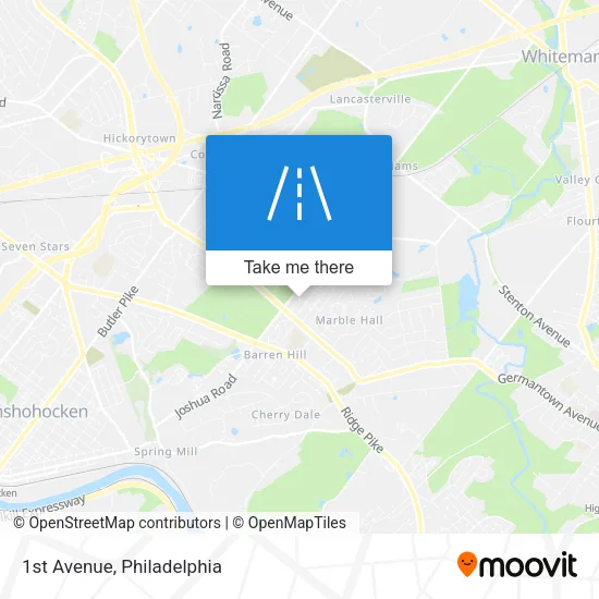 1st Avenue map