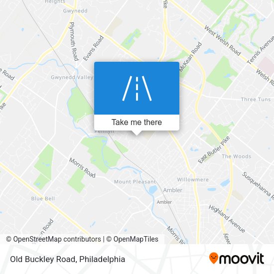 Old Buckley Road map