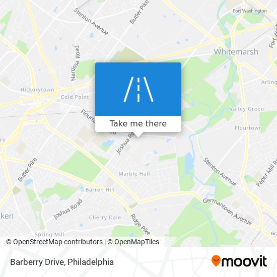 Mapa de Barberry Drive