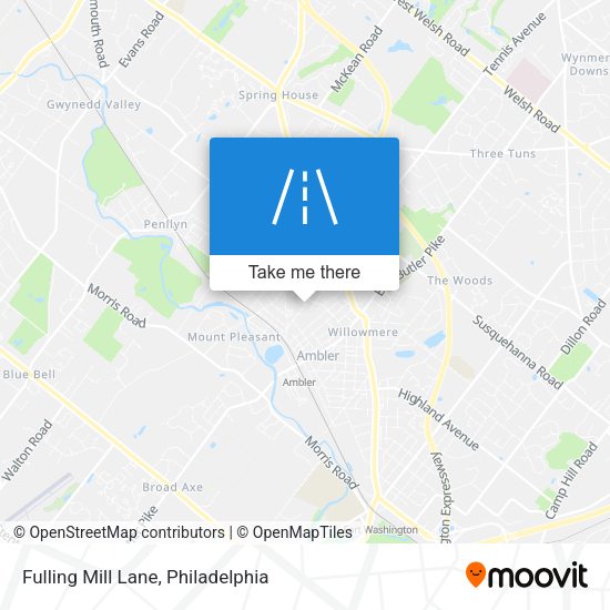 Mapa de Fulling Mill Lane