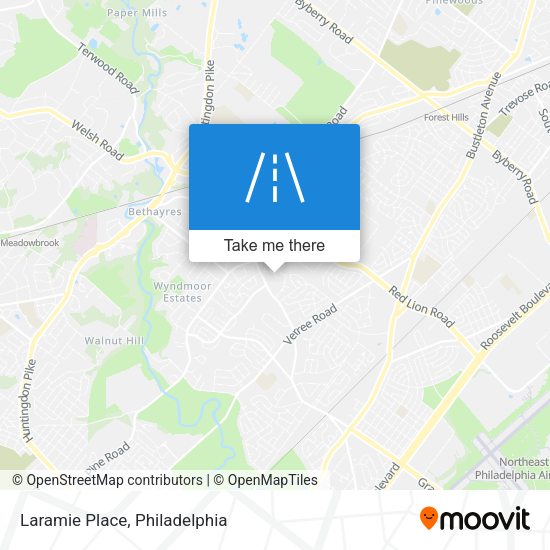 Mapa de Laramie Place
