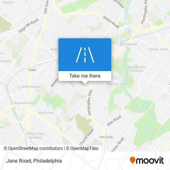 Jane Road map