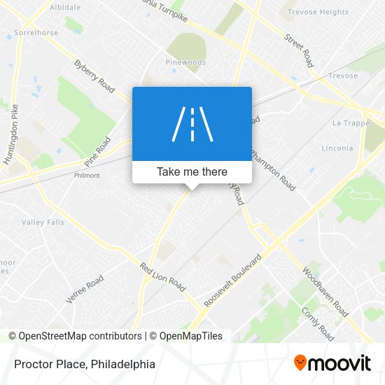 Mapa de Proctor Place
