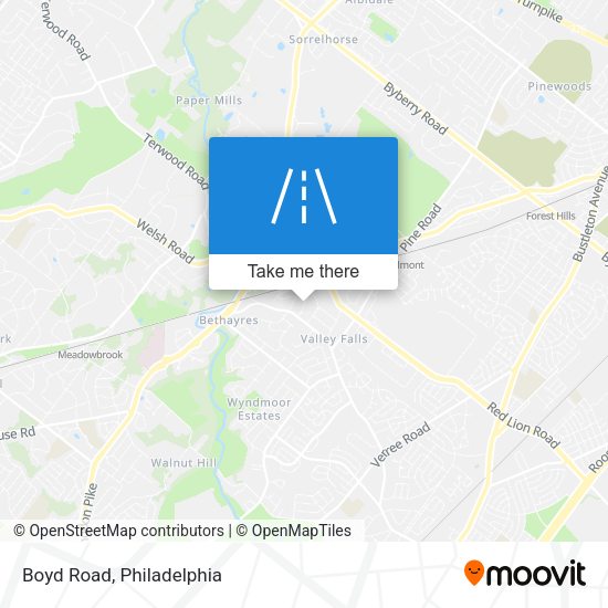 Mapa de Boyd Road