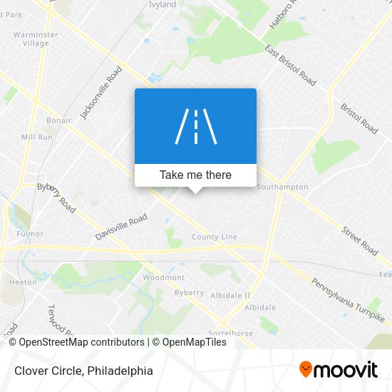 Mapa de Clover Circle