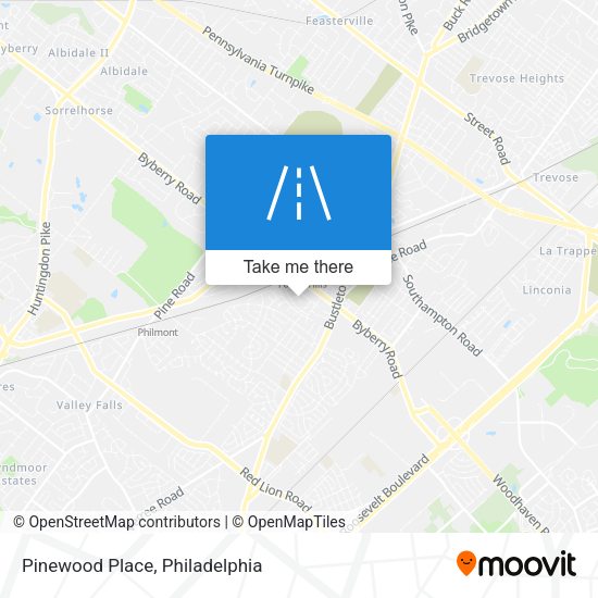 Pinewood Place map