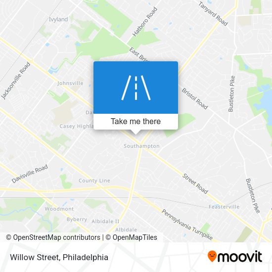 Mapa de Willow Street