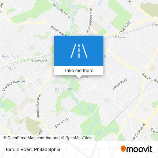 Mapa de Biddle Road