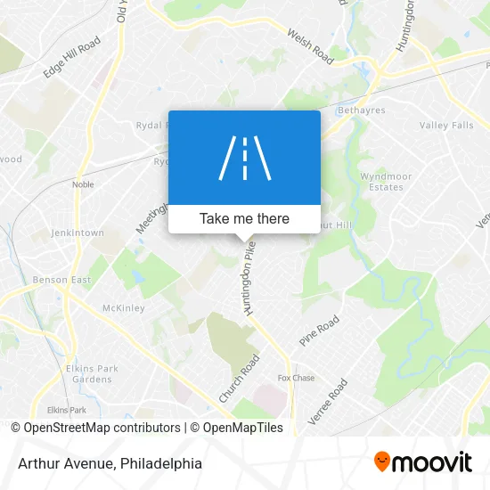 Arthur Avenue map