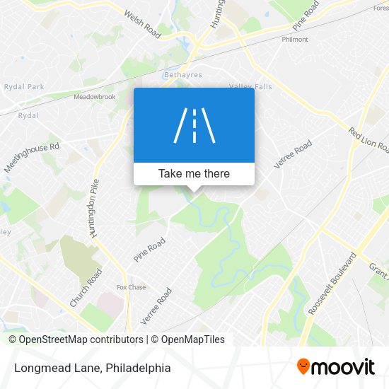 Longmead Lane map