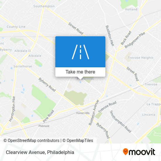 Clearview Avenue map