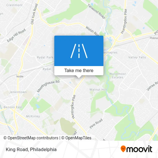 King Road map