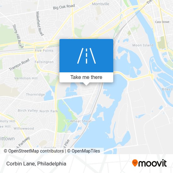 Mapa de Corbin Lane