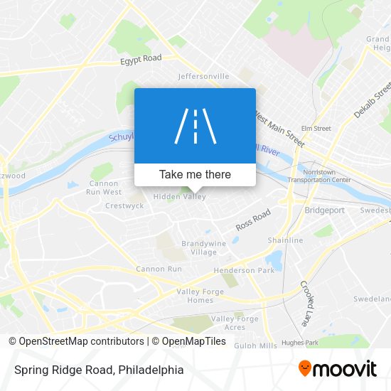 Mapa de Spring Ridge Road