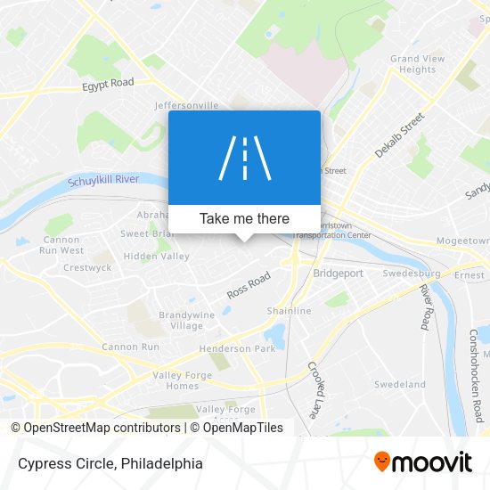 Cypress Circle map