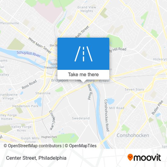 Mapa de Center Street