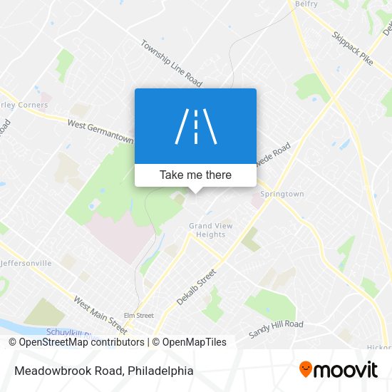 Meadowbrook Road map