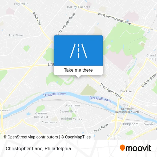 Christopher Lane map